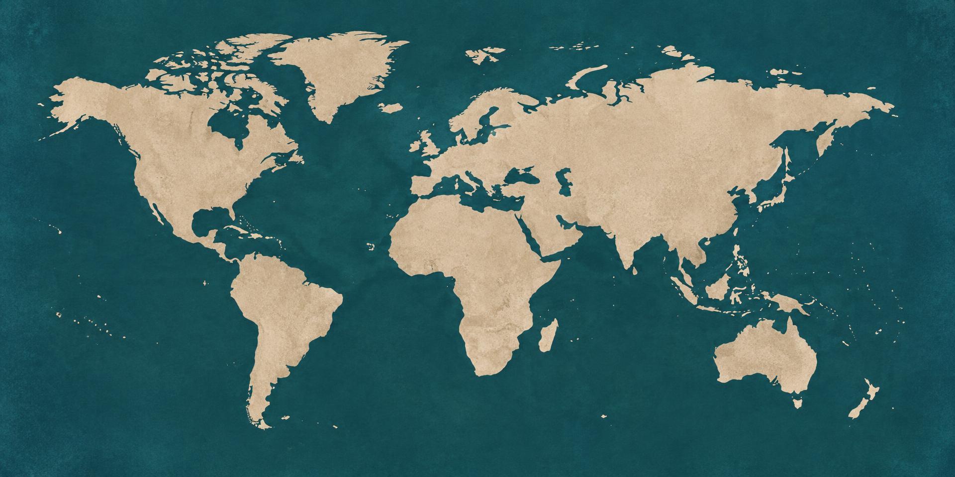 Carte du monde avec les destinations de surf disponibles et à venir
